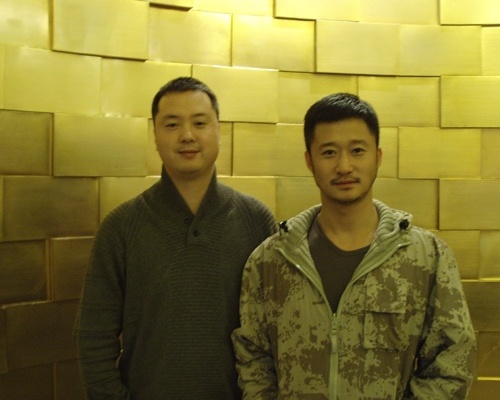 吳京合影
